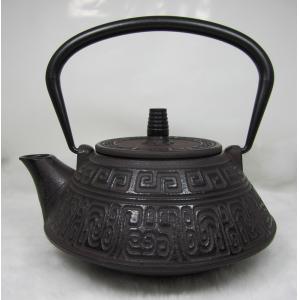 【掏寶天地】日式鑄鐵茶壼*古紋富貴壺鐵壺W26;鐵壼