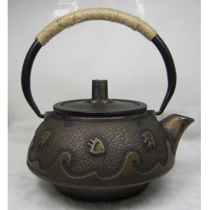 【掏寶天地】日式鑄鐵茶壼*年年有餘*魚鐵壺W30;鐵壼