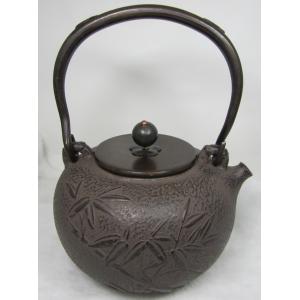 【掏寶天地】日本鑄鐵茶壼*竹葉鐵壺W16; 鐵壼           