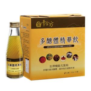 【本草甘露】千金方*多醣體精華飲禮盒*10罐/盒*6盒/60罐,75折優惠,免費宅配到府