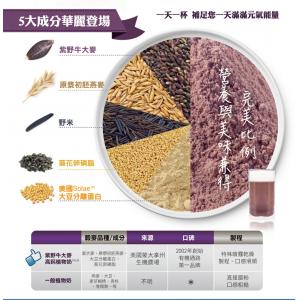 【本草甘露】嚴選#原生種紫野牛大麥植物奶/850公克/罐